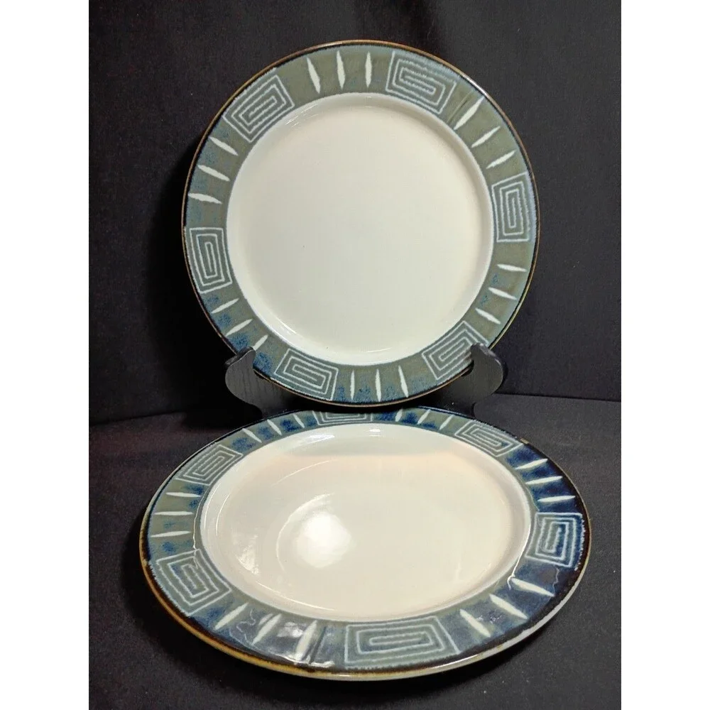 Mikasa Firesong HP300 6 Pc Plate Set Service for 2 Dinner Salad Bread Japan